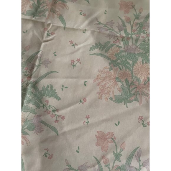 Lady Pepperell Grandeur Queen Flat Sheet Floral Pattern - Picture 3 of 8